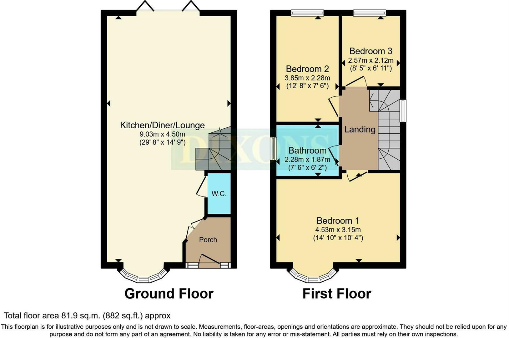 Floorplans For Barrs Road, Cradley Heath