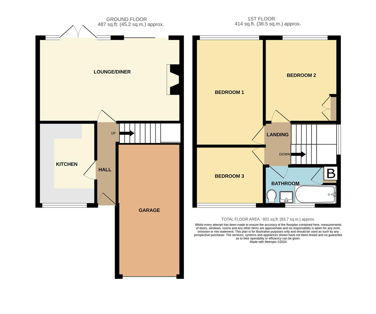 Floorplans For Lyde Green, Halesowen