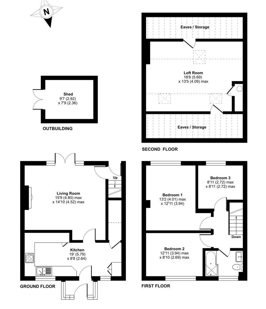 Floorplans For Bridgnorth Avenue, Wombourne, Wolverhampton