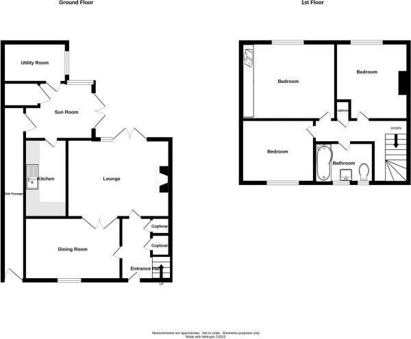 Floorplans For Bassnage Road, Halesowen