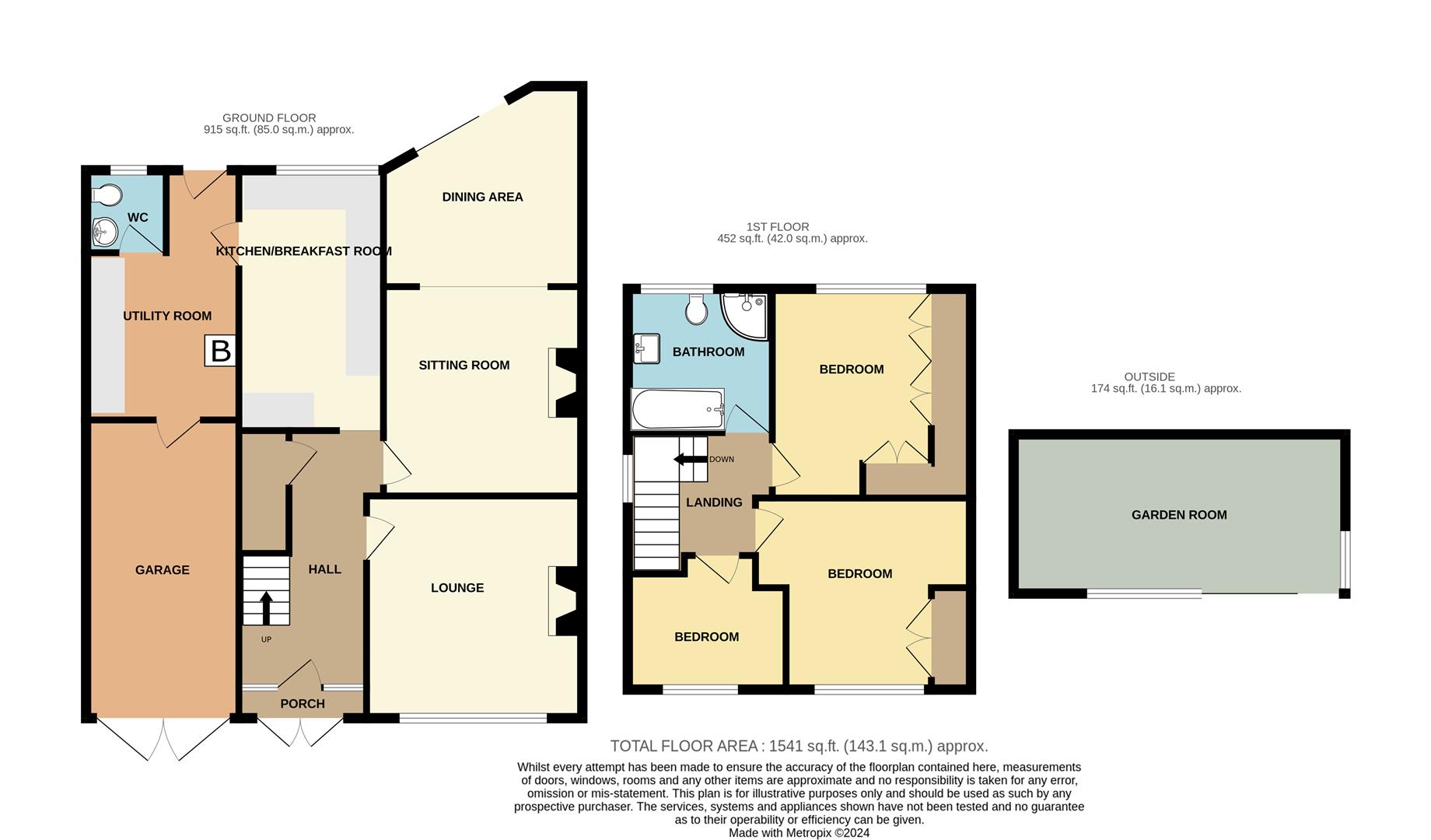 Floorplans For Cherry Orchard Avenue, Halesowen