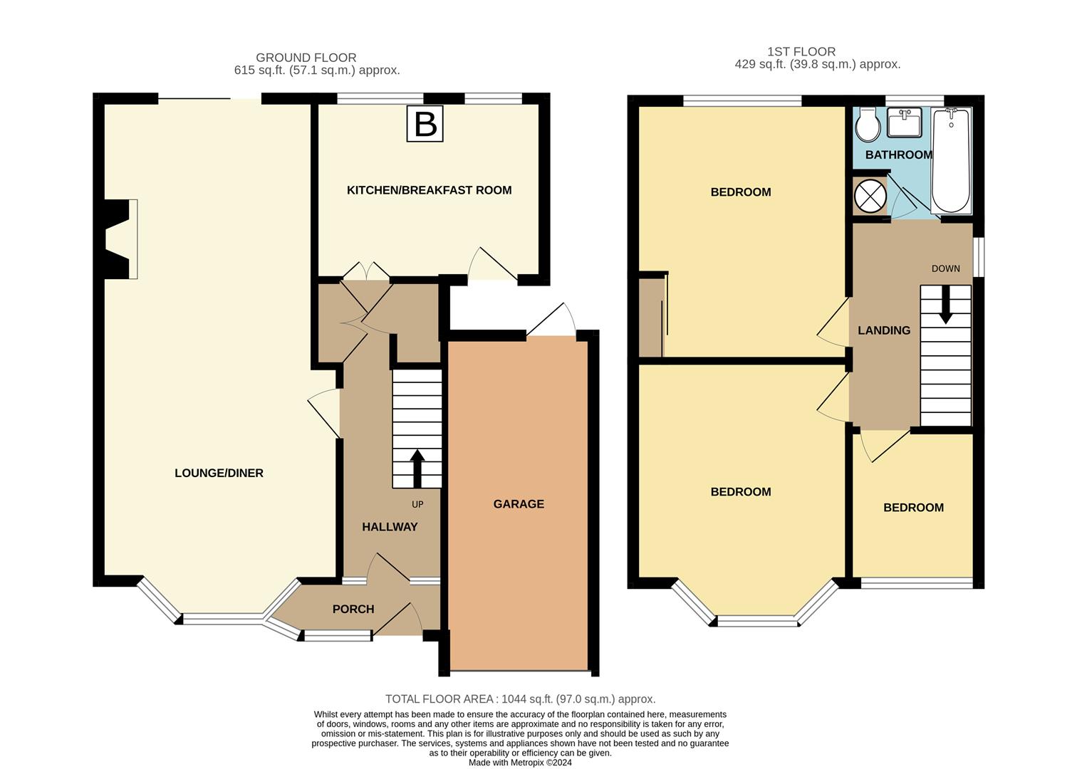 Floorplans For Balden Road, Harborne, Birmingham