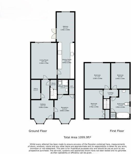 Floorplans For Belbroughton Road, Stourbridge