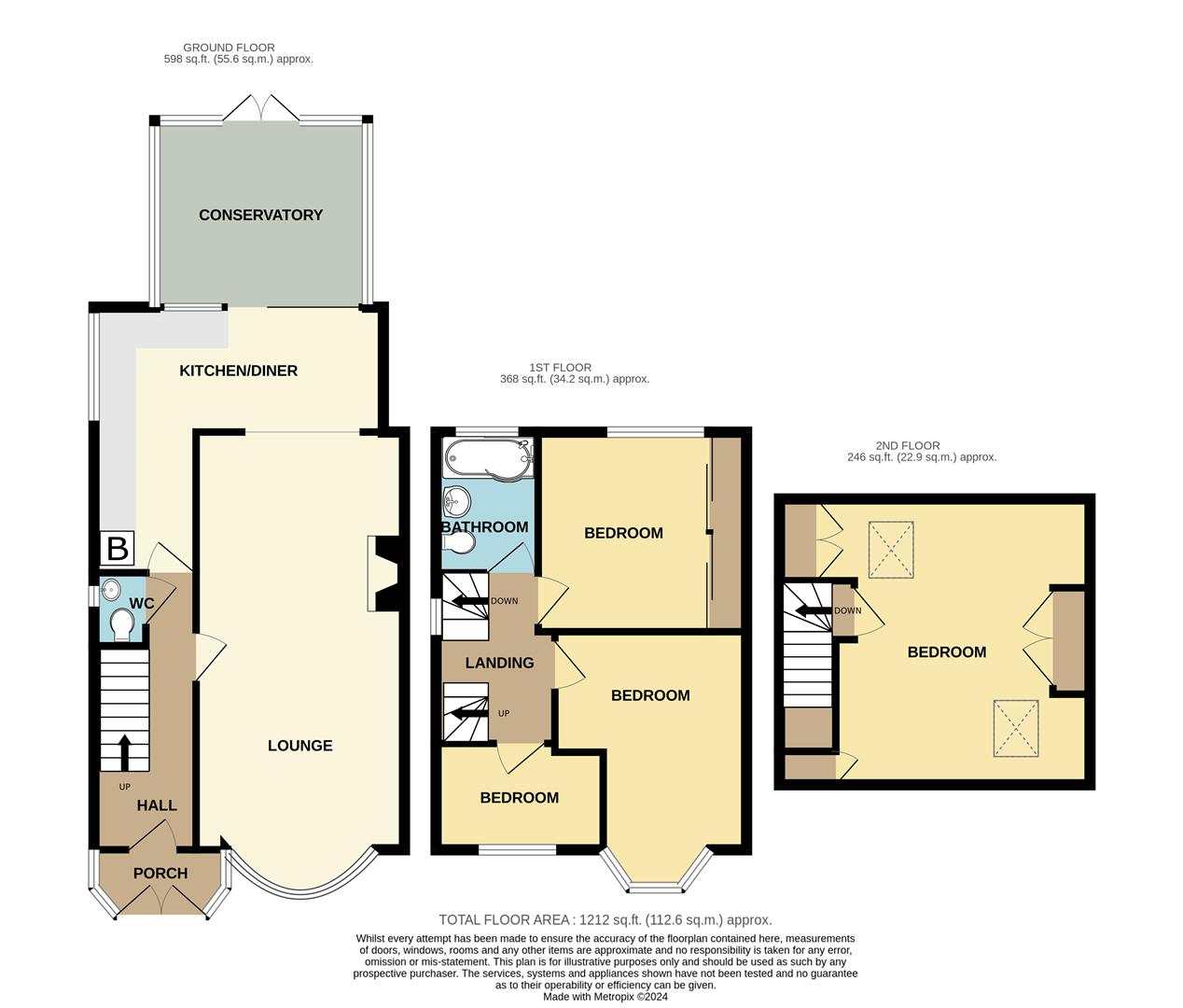 Floorplans For Whitgreave Street, West Bromwich