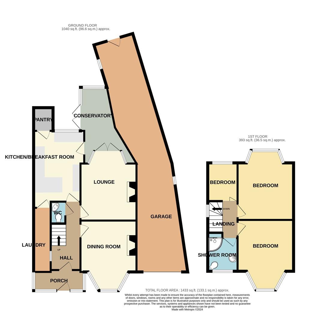 Floorplans For Greenhill Road, Halesowen