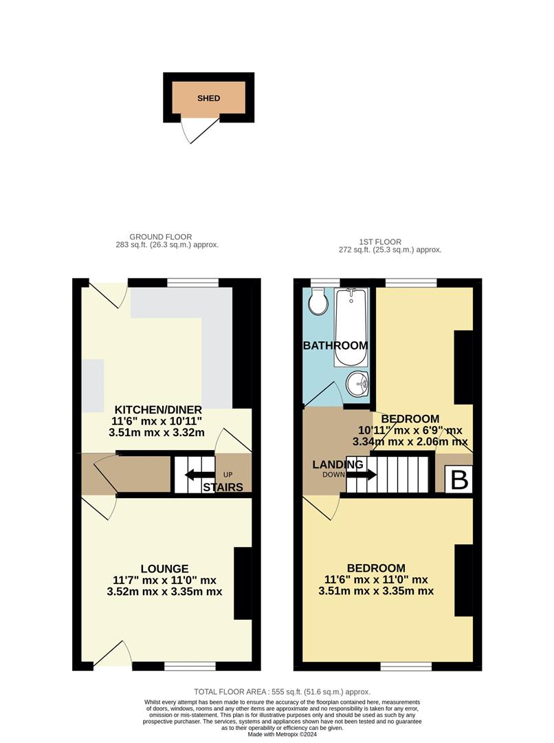 Floorplans For Mount Street, Halesowen