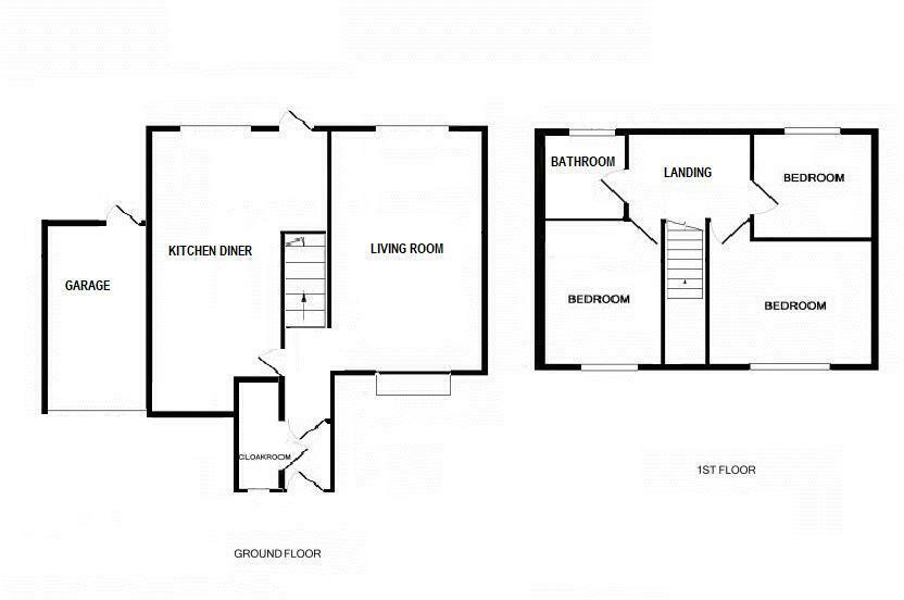 Floorplans For Balmoral Close, Halesowen