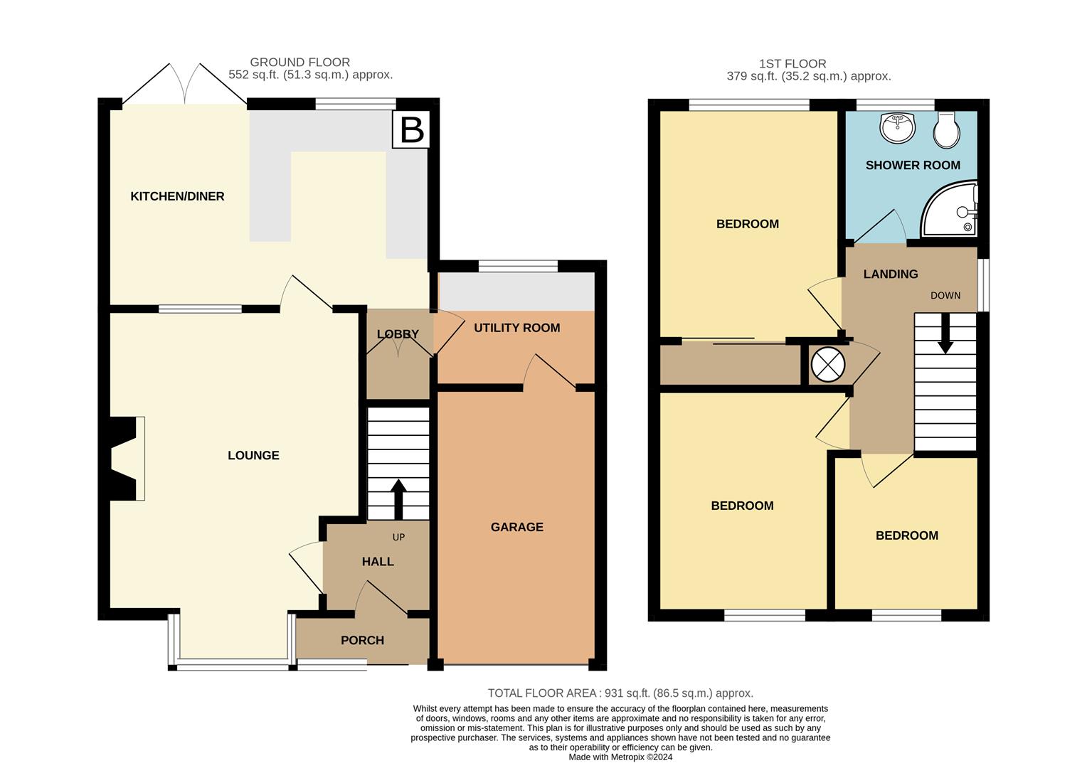 Floorplans For Rough Hill Drive, Rowley Regis