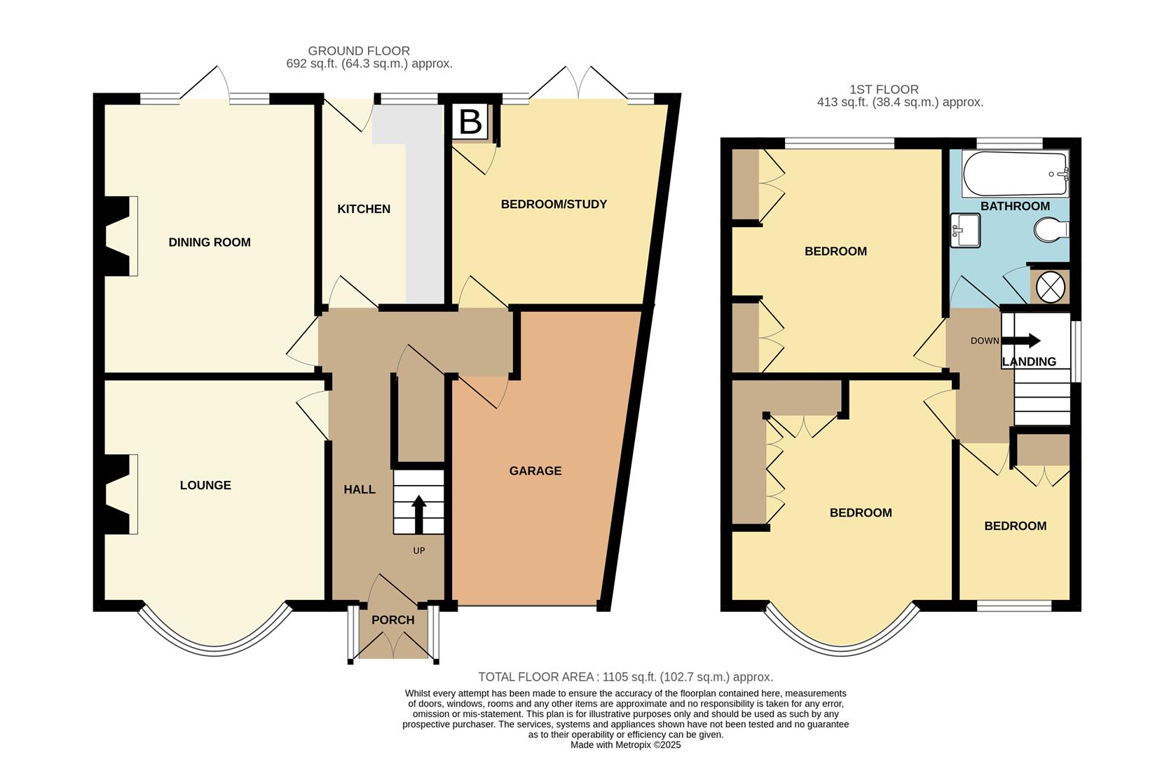 Floorplans For Mildred Road, Cradley Heath