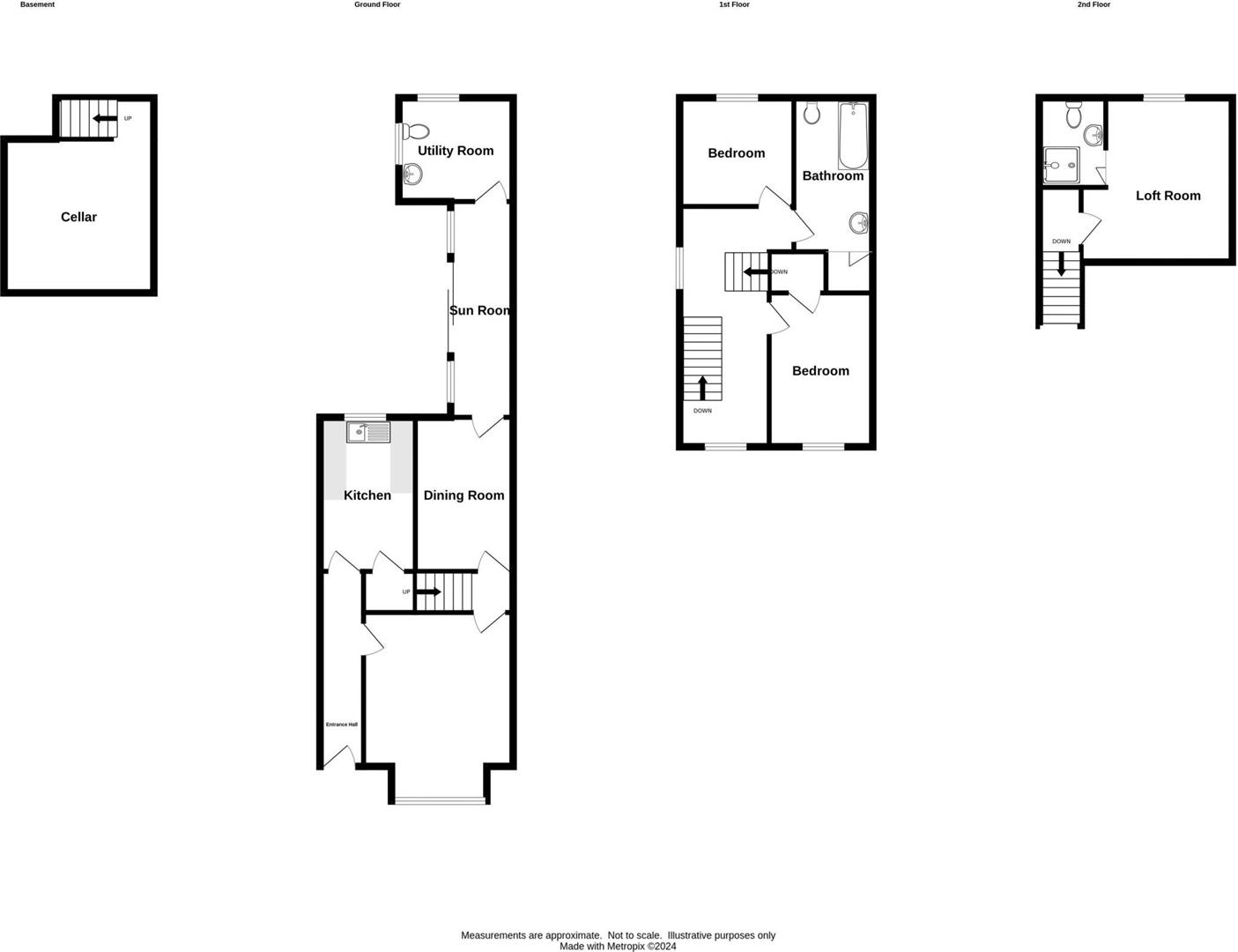 Floorplans For Tenterfields, Halesowen