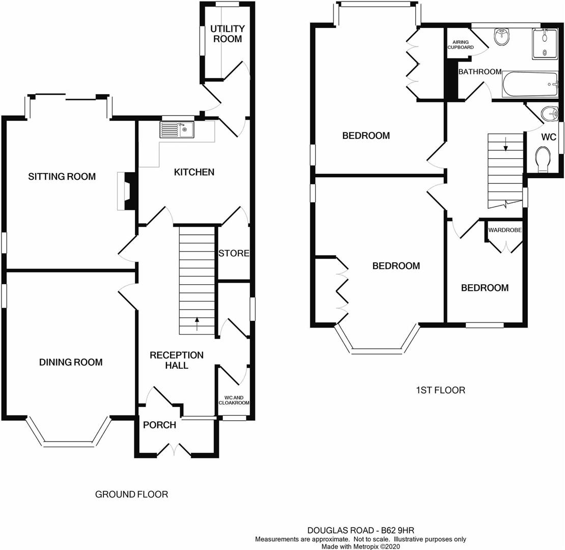 Floorplans For Douglas Road, Halesowen